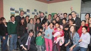 El Padre Molina visitó a los rawsinos en la futura Casa CEPLA