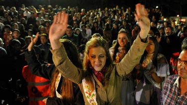 Impresionante recibimiento del pueblo de Jáchal a su reina