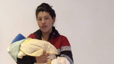 Fernanda, la sanjuanina que está varada en Córdoba junto a su bebé de 2 meses y pide ayuda.