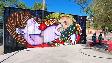 Vallecito transformado: así quedaron los 20 murales en honor a la Difunta Correa