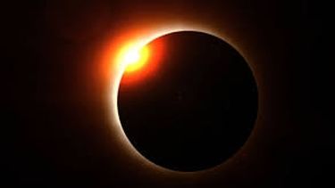 La cadena de WhatsApp con el eclipse como protagonista que circula en San Juan