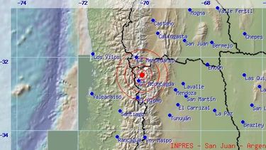 Fuerte sismo en el límite con Mendoza