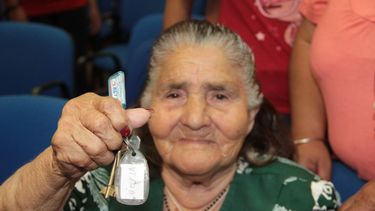 Entregaron más de 20 módulos habitaciones en Albardón