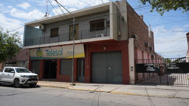 Así permaneció el ahora ex edificio de Telesol tras el desalojo.