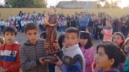 La nueva imagen de San Antonio en el barrio El Bosque