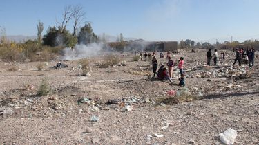 Continúa la usurpación en un terreno en Pocito