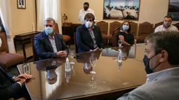 Uñac recibió a funcionarios santafesinos interesados en las políticas públicas deportivas