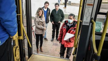 Los inspectores del Ministerio de Gobierno verificaron que en 50 colectivos solo 10 contaban con rampas en la Red Tulum.&nbsp;