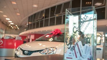 El sueño del pibe: un angaquero se ganó $475 mil para comprarse un Toyota Etios