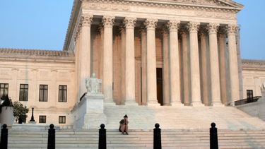 Fachada del Tribunal Supremo de Justicia de EEUU en Washington.