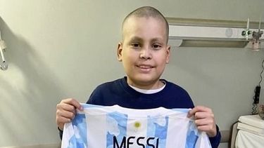 Sergio Charra idolatraba a Lionel Messi.