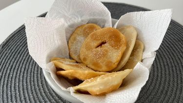 Las sopaipillas, son una excelente compañía para un día de lluvia en San Juan.