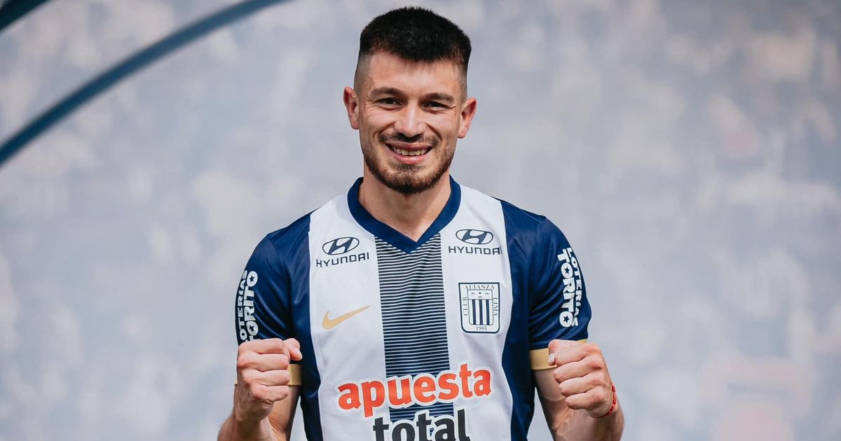 Alan Cantero, delantero de Alianza Lima.