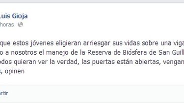 “Es lamentable que los jóvenes elijan arriesgar sus vidas sobre una viga”
