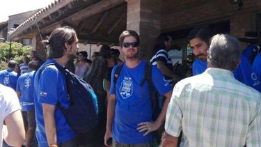 Con todos los nervios, empezó el Cruce para los expedicionarios