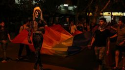 Los sanjuaninos también marcharon por el orgullo LGBT