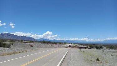 Finalizaron los trabajos en la Ruta 40 en el tramo que une Huaco con La Rioja