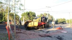 El municipio de Chimbas salió a arreglar las calles de 11 barrios