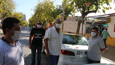 Los taxistas sanjuaninos volvieron y respiraron de la coronacrisis