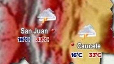 Día fatal: calor y tormentas