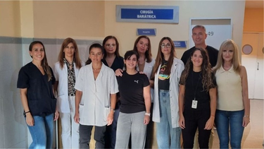 El equipo de Bariátrica del Hospital Rawson.