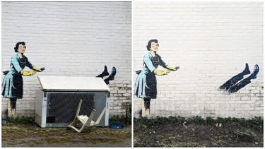 La incómoda obra de Banksy por el Día de los Enamorados que no duró ni 24 horas