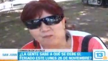 Muchos sanjuaninos no saben porqué es feriado