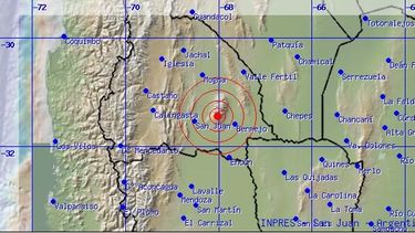 Un fuerte sismo se sintió en San Juan