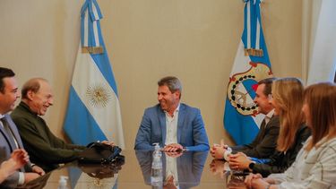 Sergio Uñac recibió al ex juez de la Corte Suprema Eugenio Zaffaroni