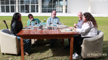 Eli Domínguez, Dani Tejada y Vale Tello vivieron un asado a pura charla en Un Pedacito Más.