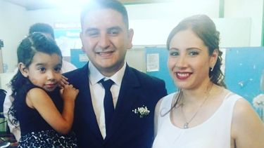 Se casó el sanjuanino que le propuso matrimonio a su novia policía mientras corría una maratón