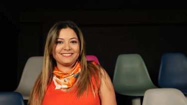 Giselle Aldeco resume en una sonrisa la felicidad de más de 20 años ligada la música.