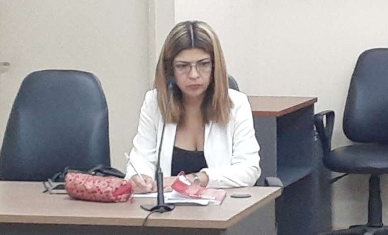 La abogada defensora María Filomena Noriega.