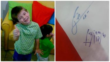 La firma que faltaba: Messi le autografió la camiseta a Benjamín