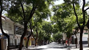 La postal del 1º de enero: ni un alma en el centro