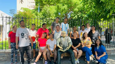 Los chicos que buscan superar adicciones están realizando actividades recreativas en distintos rincones de San Juan.