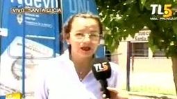 La Unidad Movil del Registro Civil, en Barrio Héroes del Belgrano