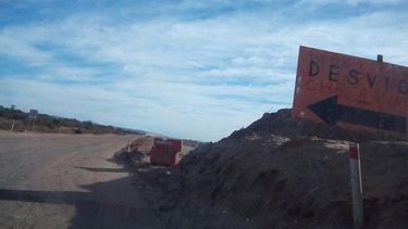 Video: un lector mostró cómo sigue rota la ruta a Chepes