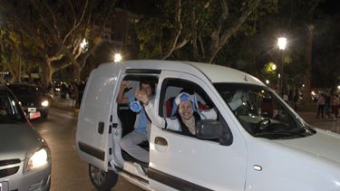 Mirá el festejo sanjuanino tras la victoria argentina ante Bosnia