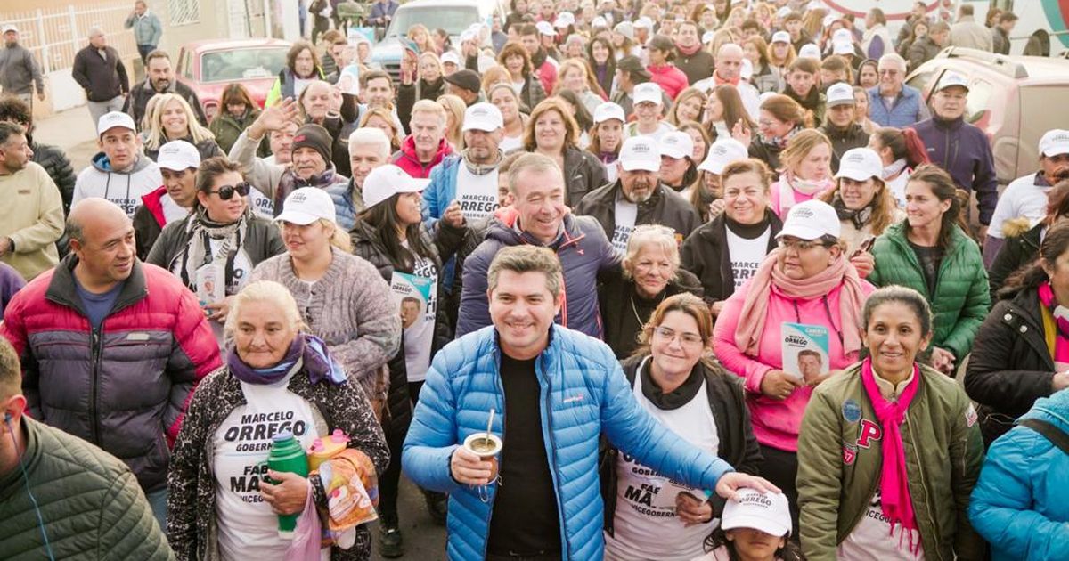 Orrego de campaña en Rawson prometió construir un hospital pediátrico