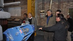 Mejoras en Veladero: Presentaron una nueva pala de la empresa Liebherr