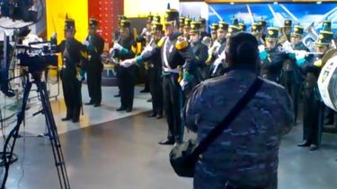 Video: el imperdible himno a cargo de la banda de música del DIM 22