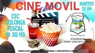 Llega el cine móvil de la comuna a La Colonia Fiscal