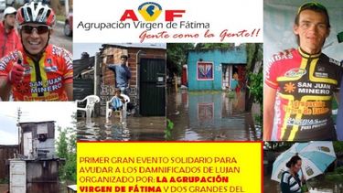 Una carrera de bicicletas para ayudar a los inundados