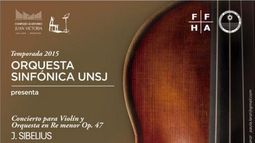 Orquesta Sinfónica de la UNSJ, en el Auditorio Juan Victoria