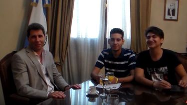 Mirá la divertida entrevista de los youtubers sanjuaninos a Uñac