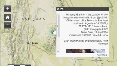 Mirá cómo se ve San Juan tuiteado por los astronautas de la ISS