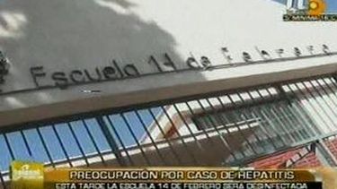 Reclamo de padres por un caso de hepatitis en una escuela