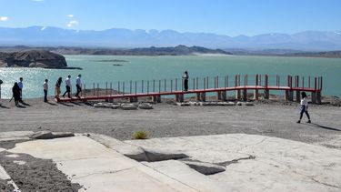 El nuevo mirador del dique Cuesta del Viento, de Iglesia.