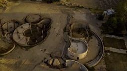 Imperdibles imágenes: el museo de los Titanes, desde el aire